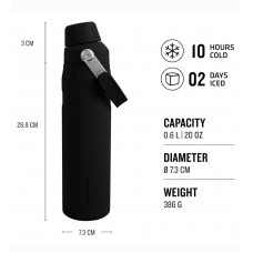 STANLEY ICE FLOW FAST FLOW 0.6L (BLACK)